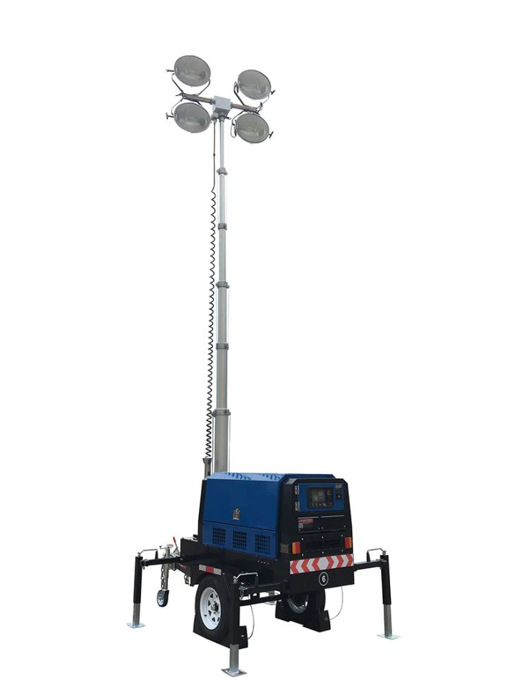 Přenosná osvětlovací věž generátoru