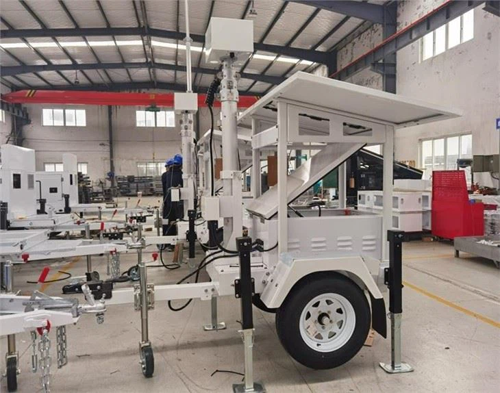 Lithium Battery Mobile Solar Security Trailer